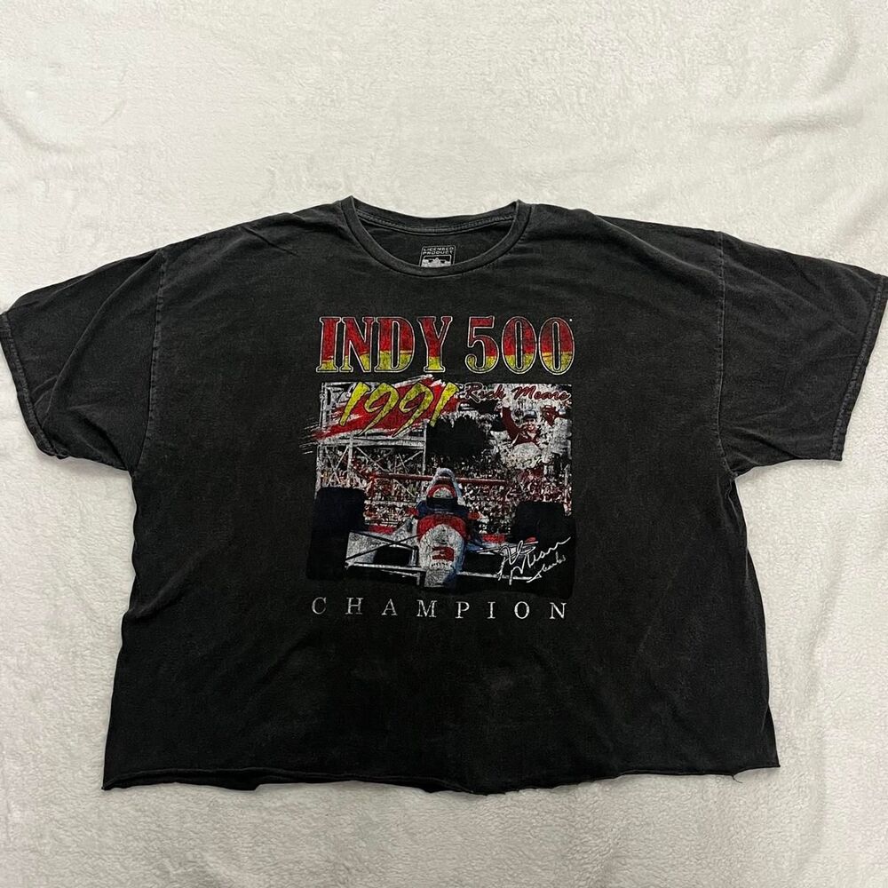 Champion Men's Black and Grey T-shirt